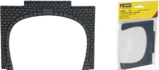 Actual product image Noch H0 tunnel portal 2-track Kuns