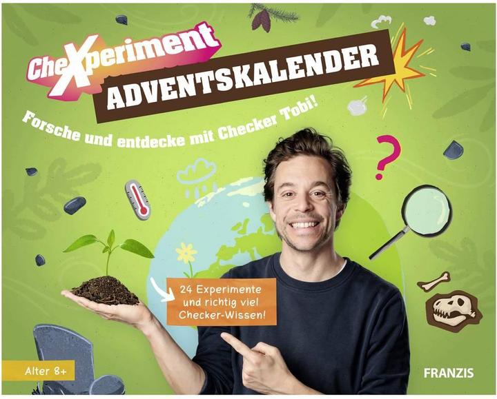 Productafbeelding Franzis 67330 - CheXperiment Adventskalender Forsche und entdecke mit Checker Tobi!