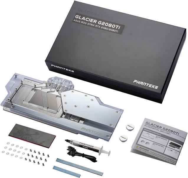 Produktbild Phanteks Glacier RTX 2080/2080 Ti RGB - chrome