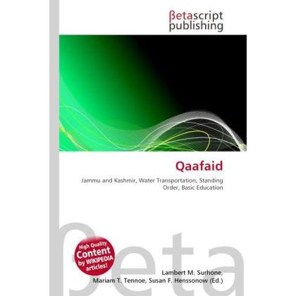 Qaafaid, Fachbücher von Lambert M. Surhone, Mariam T. Tennoe, Susan F. Henssonow
