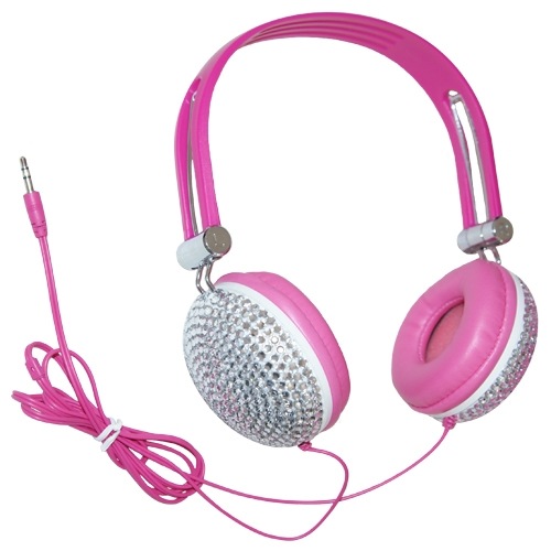Trend Import Tussi on Tour headphones with rhinestones (Cable)
