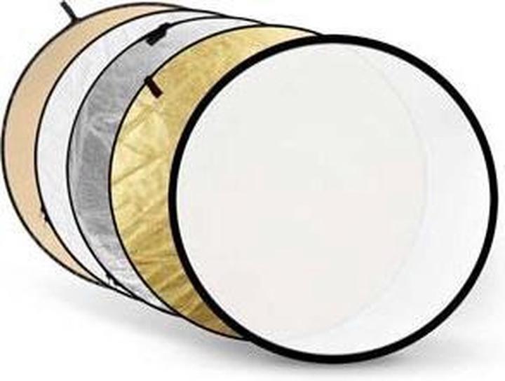 Actual product image Godox 5 in 1 Reflective Umbrella Gold, Silver, Soft Gold, White, Transparent 110cm (Folding reflector, 110 cm)