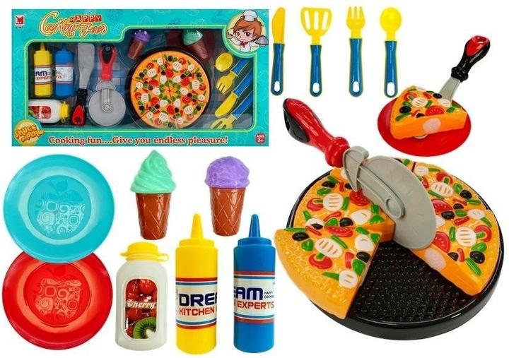 Image du produit Lean Toys Little Chef Pizza ir Ice Kreminis Set 20 pcs.