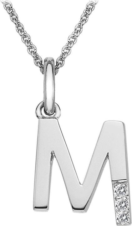 Actual product image Hot Diamonds Diamond letters necklace M (Silver 925, 40 - 45 cm)