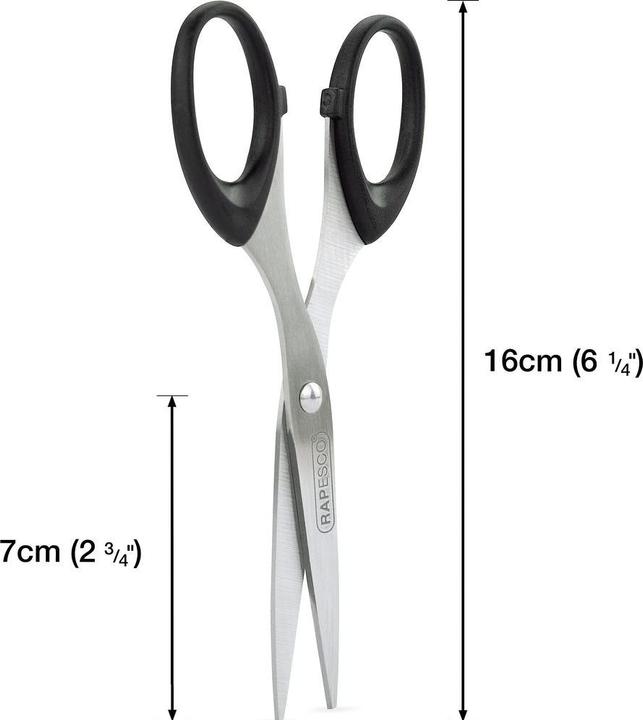 Produktbild Rapesco Broschere, L„nge: 160 mm, schwarz (16 cm)