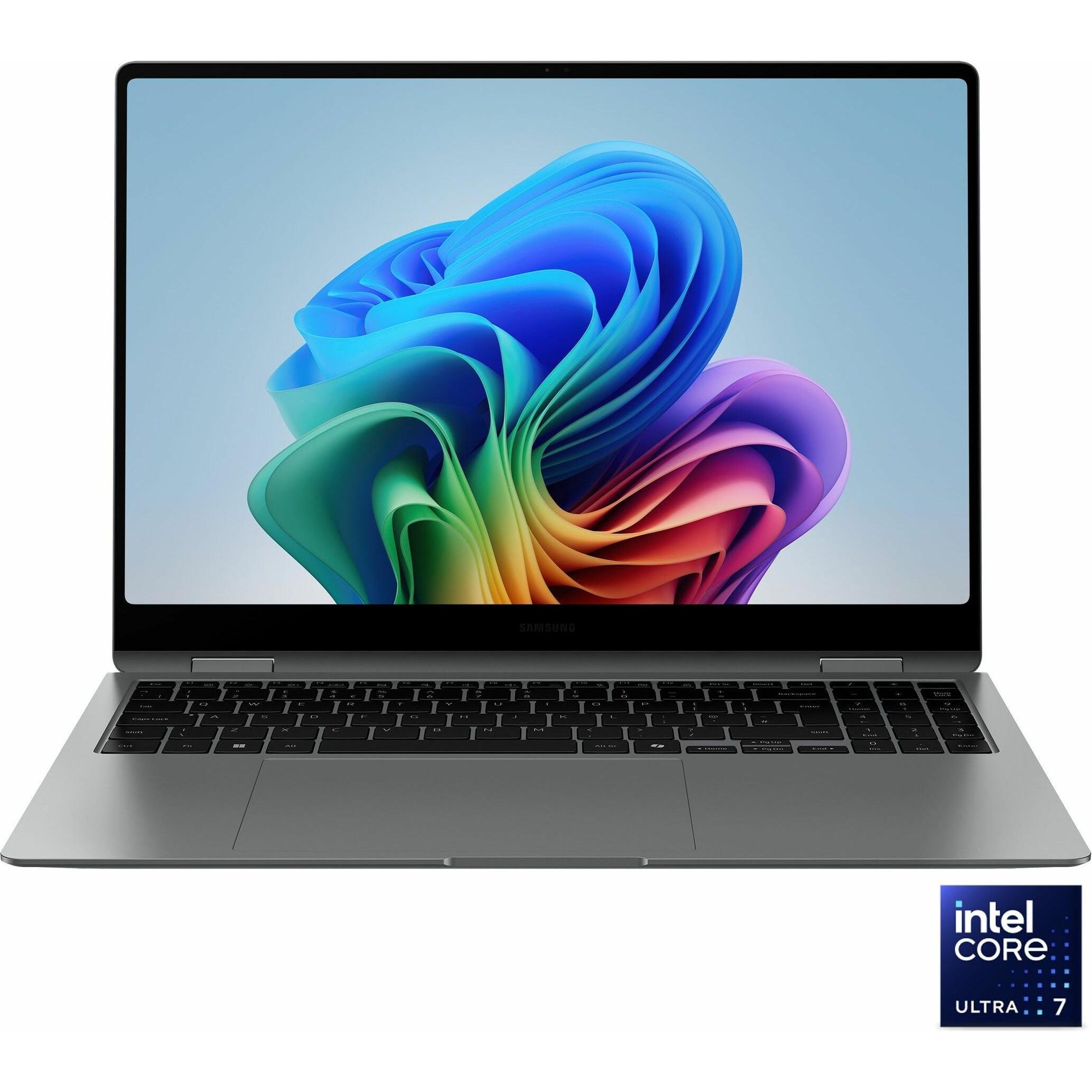 Samsung Galaxy Book5 Pro 360 (16", 1000 GB, 32 GB, DE, Intel Core Ultra 7 258V), Notebook, Grau