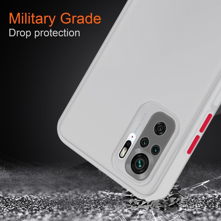Produktbild Cadorabo Hybrid Matt Cover (Xiaomi Redmi Note 10S, Xiaomi Mi Note 10)