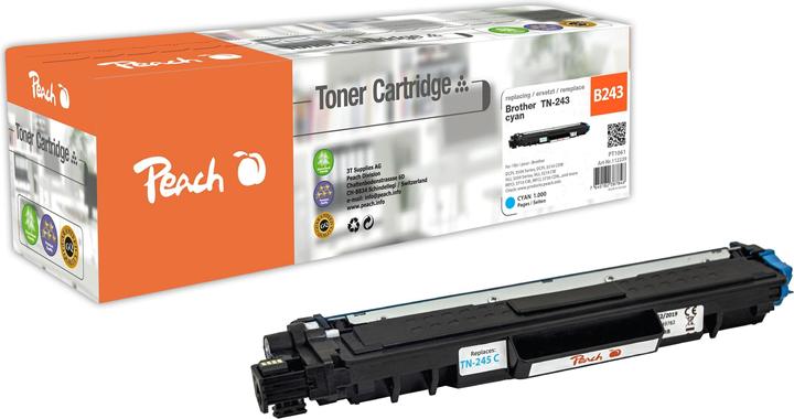 Actual product image Peach Toner compatible with TN-243C (C)