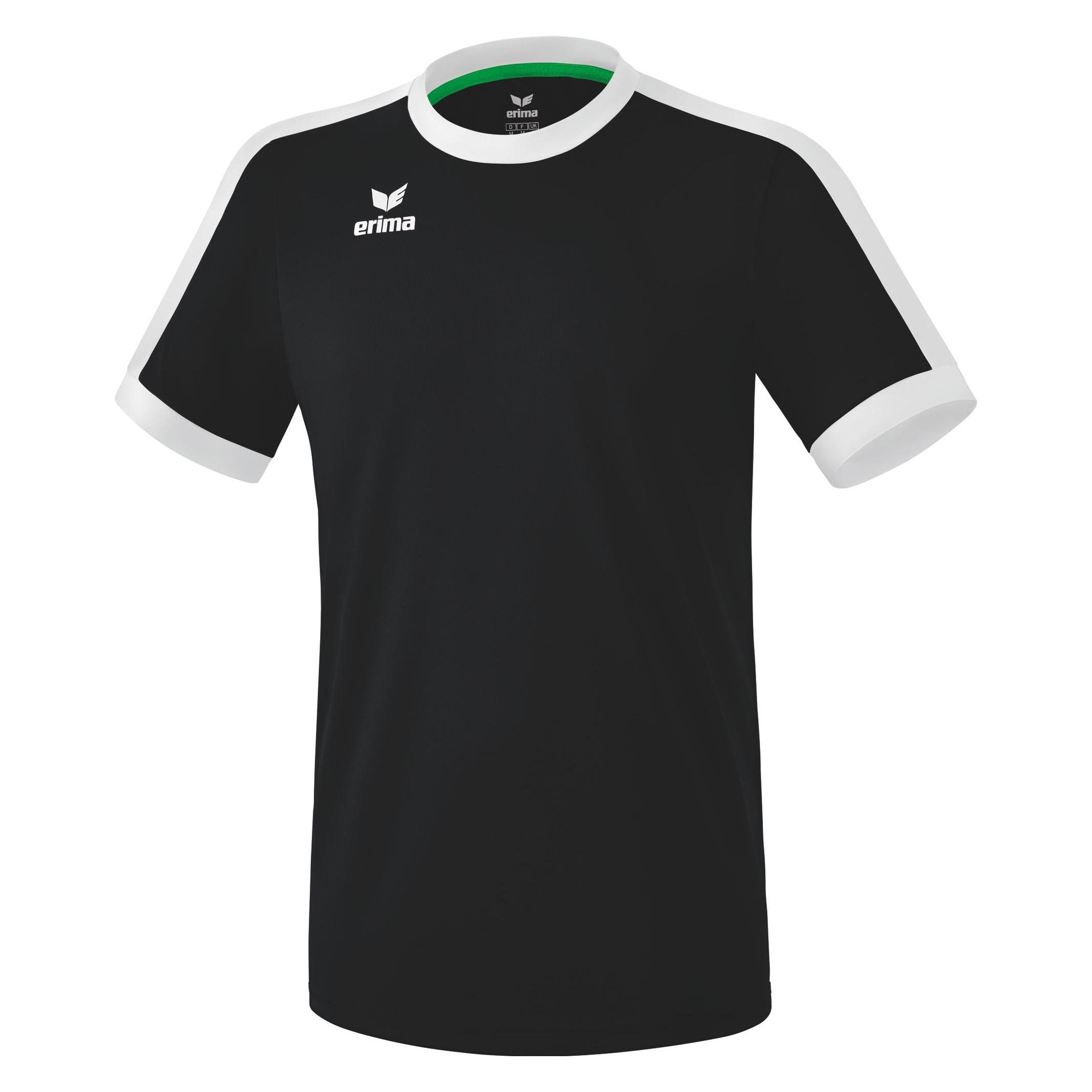 Erima, Herren, Sportshirt, Retro Star Trikot (M), Weiss, Schwarz, M