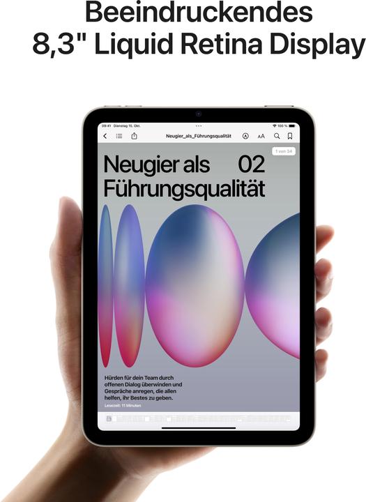 Produktbild Apple iPad mini (2024) (nur WLAN, 8.30", 128 GB, Purple)