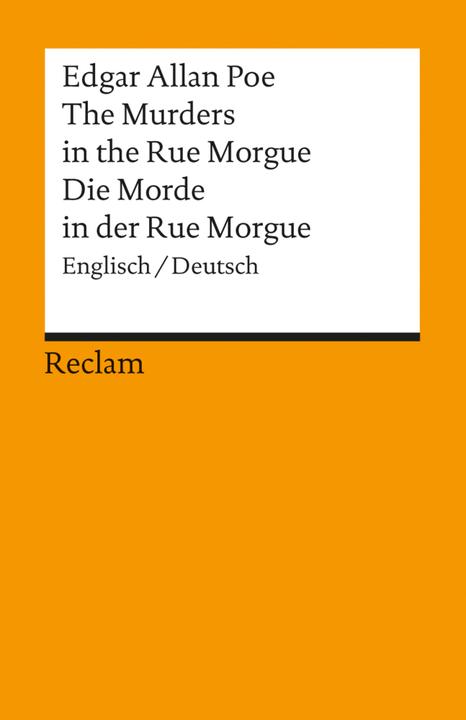 Produktbild Die Morde in der Rue Morgue (Deutsch, Edgar Allan Poe, Siegfried Schmitz, 2005)
