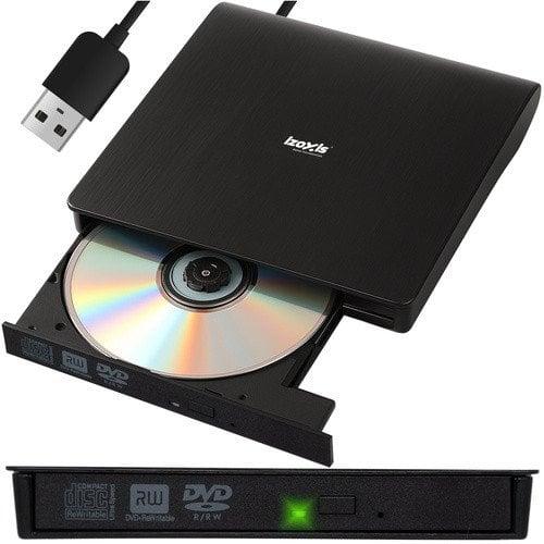 Izoxis Externes Laufwerk + CD/DVD-Brenner 26083 (Masterizzatore DVD), Unità disco ottico