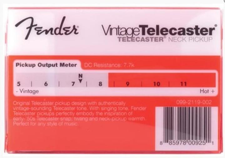 Image du produit Fender Pickups originaux Telecaster vintage (set van 2) (Capteurs d'instruments)