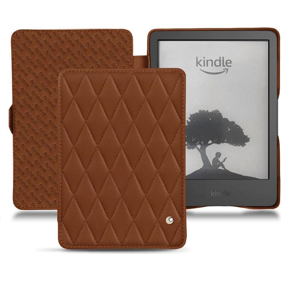 Noreve Lederschutzhülle horizontal (Kindle), Tablet Hülle, Braun