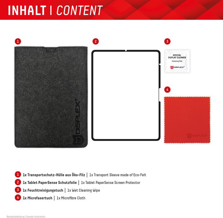 Produktbild Displex Tablet Papersense, Tablet Paper Feeling Schutzfolie (1 Stück, iPad Pro 13 2024 (M4), iPad Air 13 2024 (M2))