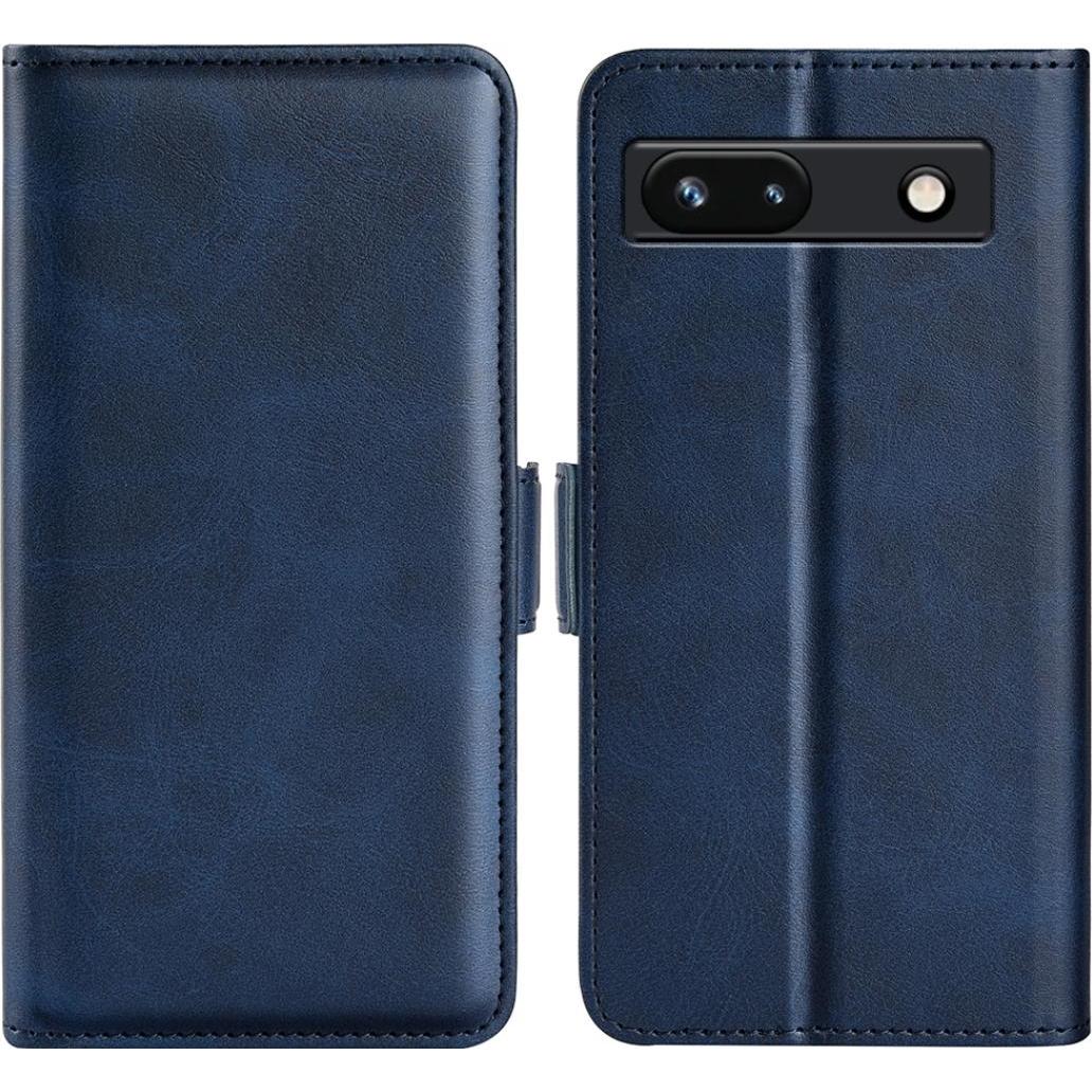 Thumbnail - Screenguard CardLounge Google Pixel 7a Leder Hülle (Google Pixel 7a), Smartphone Hülle, Blau