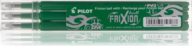 Image du produit Pilot FriXion Recharge Set à 3 (Recharger, Vert clair, 0.35 mm)