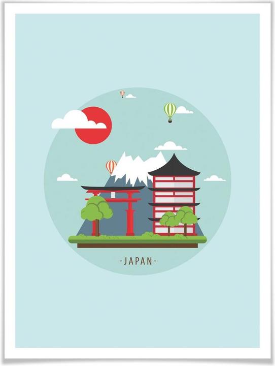 Produktbild Trenddeko Visit Japan (60 x 80 cm)