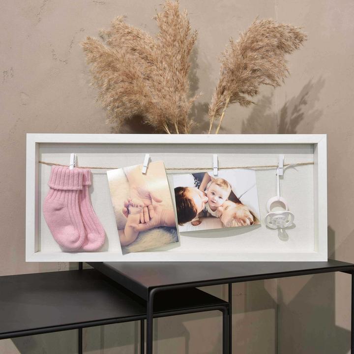 Actual product image Nielsen Collage 4 clips 4x9x13 wood white (9 x 13 cm)