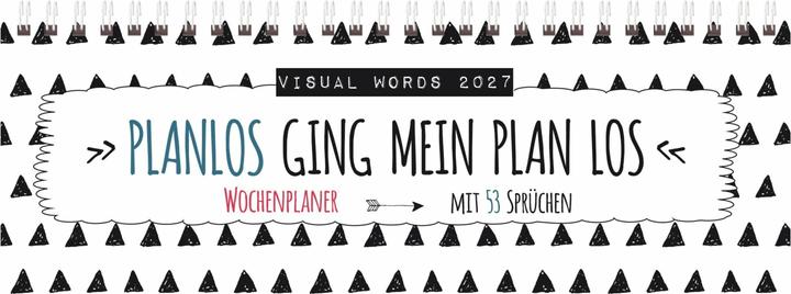 Produktbild TischquerkalenderVisualWords2027
