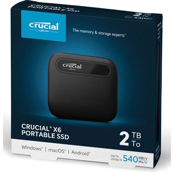 Actual product image Crucial X6 (2000 GB)