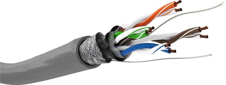 Produktbild Goobay Netzwerkkabel CAT 5e SF/UTP 4 (SF/UTP, CAT5e, 100 m)