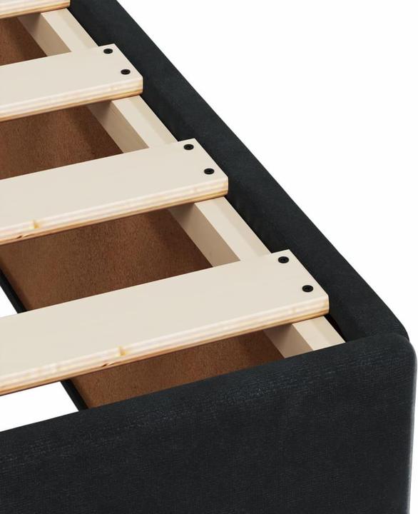 Produktbild VidaXL Bo x springbett mit Matratze 200 x 200 cm Samt (200 x 200 cm)