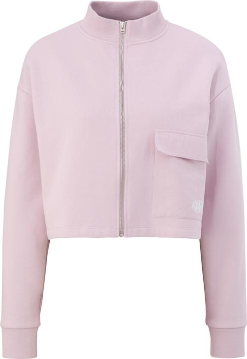 Produktbild s.Oliver Sweatshirt Jacke Sweatjacke im Boxy Fit (S)