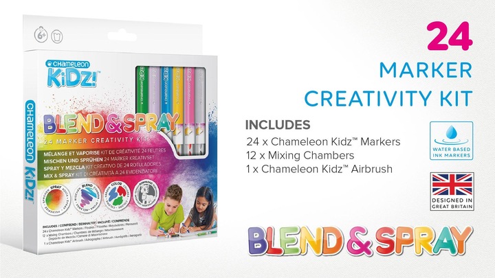 Produktbild Chameleon Airbrush Blend & Spray Set (Mehrfarbig, 24 x)