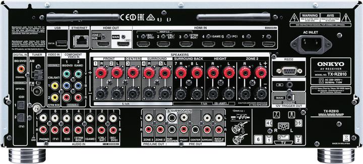 Produktbild Onkyo Tx-Rz810 (7.2 Kanal, FM)