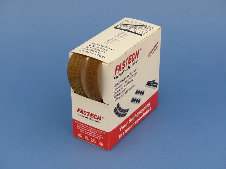 Produktbild Fastech Klettband-Box Coffee (20 mm)