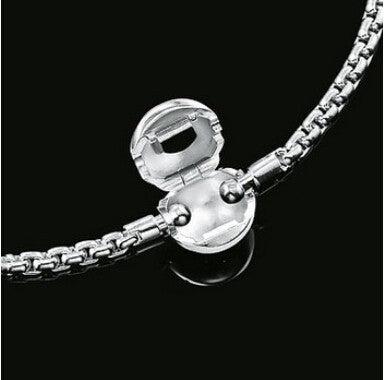 Actual product image Hermex charm bracelet silver plated - 19cm (19 cm, Metal alloy)