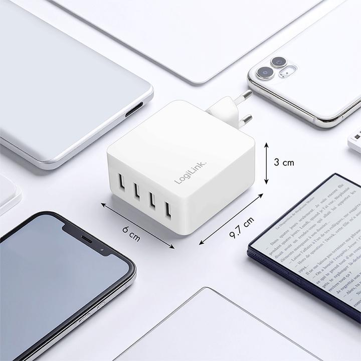 Actual product image LogiLink PA0336W (24 W, 4 ports)