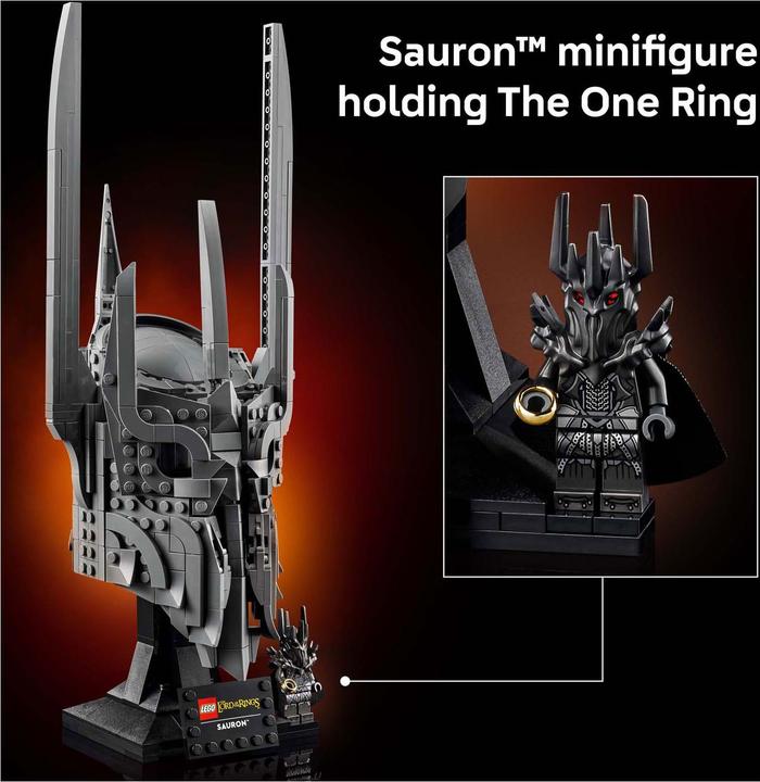 Immagine prodotto LEGO Il Signore degli Anelli: l'elmo di Sauron (11373, LEGO Icons)