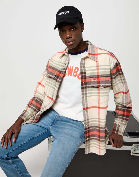 Actual product image Wrangler Langarmshirt Ls Baseball Tee (M)