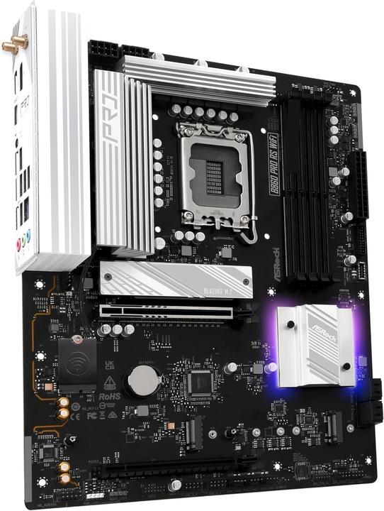 Productafbeelding AsRock B860 Pro RS WiFi DDR5 Intel S detailhandel (LGA 1851, Intel B860, ATX)