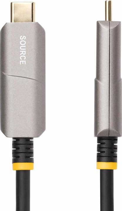 Actual product image StarTech com 50ft (15.2m) USB-C to HDMI 2.0 Active Optical Cable (AOC), 4K 60Hz, CL3 Rated, Unidirec (15.20 m)
