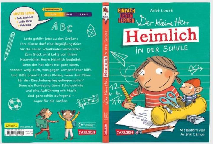 Produktbild Der kleine Herr Heimlich in der Schule (Deutsch, Anke Loose, Ariane Camus, 2024)