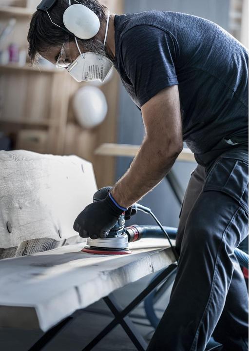 Actual product image Bosch Professional Zubehör EXPERT M480 Sanding net for random orbital sander, 150 mm, G 180, 50 pieces (180)