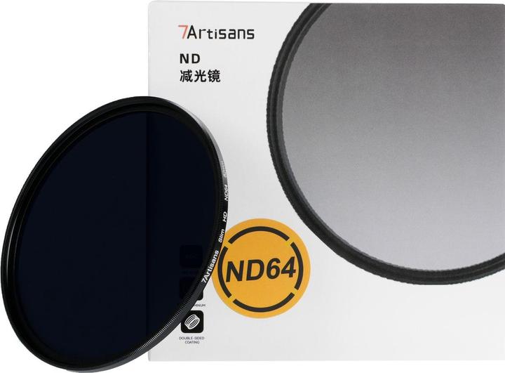 Image du produit 7artisans 34mm ND64 filter for 9mm F5.6 (Filtre gris neutre)