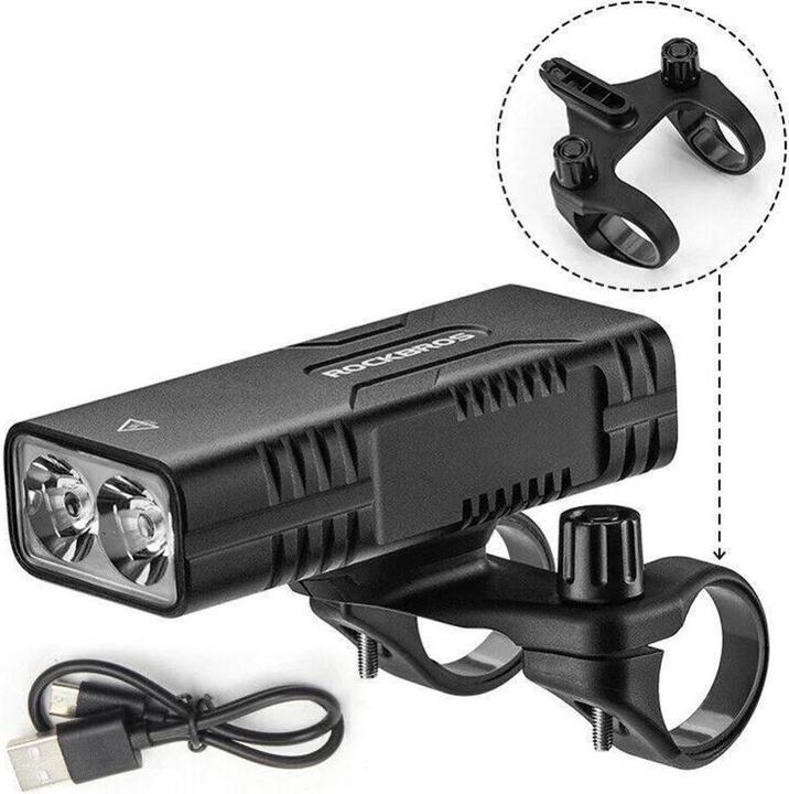 Actual product image Rockbros Bicycle lamp with power bank function (850 lm)