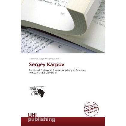 Sergey Karpov, Fachbücher