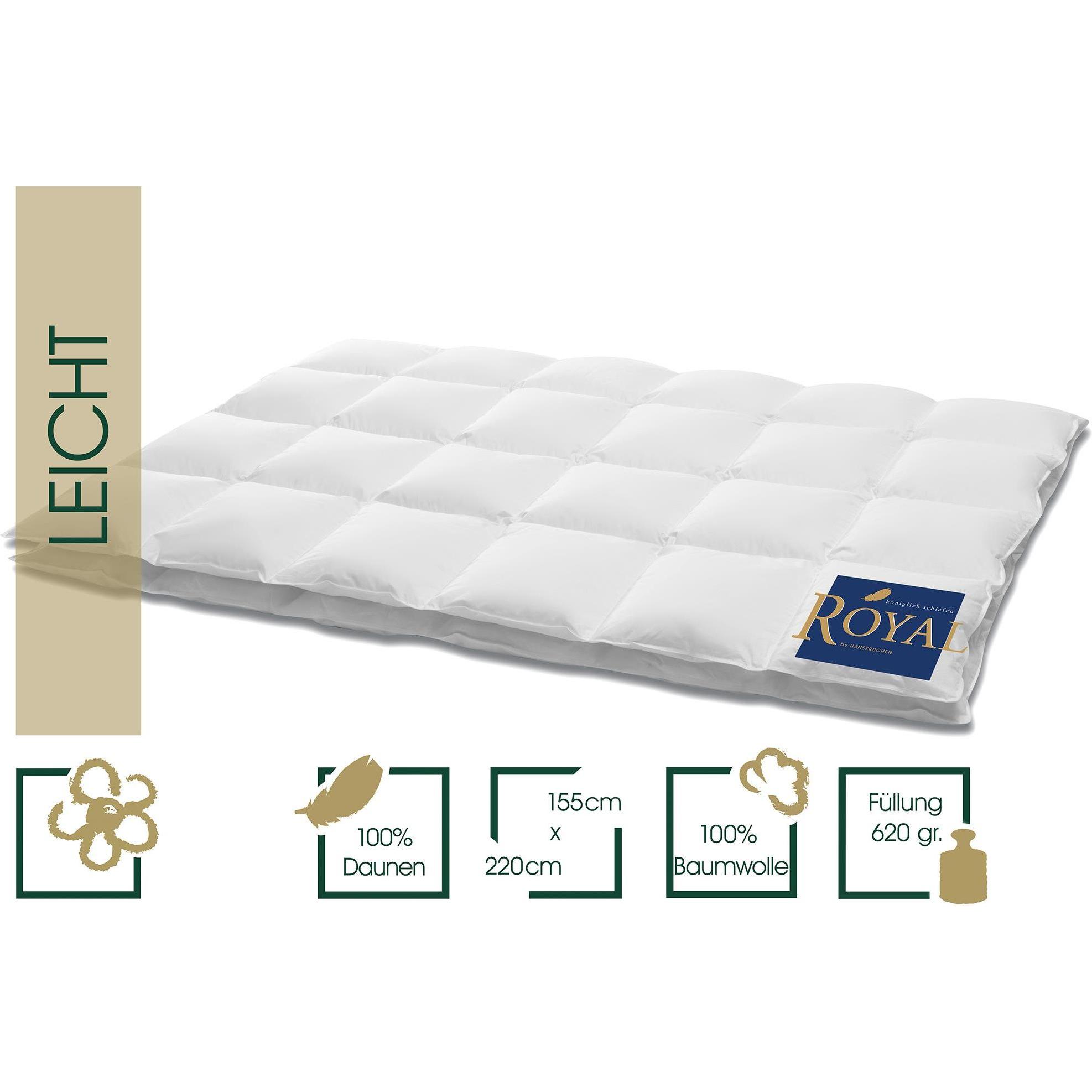 Thumbnail - Hanskruchen, Duvet, Royal (620 g, 155 x 220 cm)