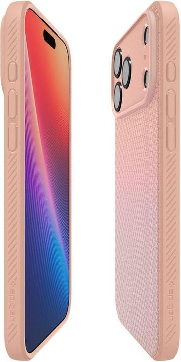 Actual product image Spigen - Liquid Air - iPhone 17 Pro Max - Rose Titanium (Apple iPhone 17 Pro Max)