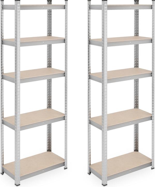 Produktbild Relaxdays 2x Schwerlastregal