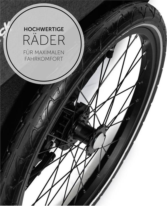 Produktbild Hauck 2in1 Fahrradanhänger Sparset Dryk Duo - für