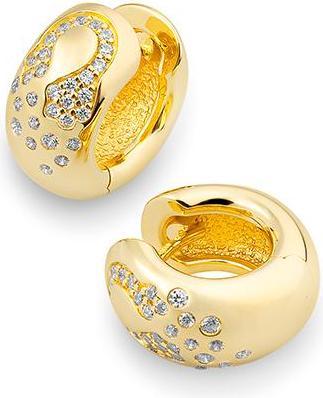 Image du produit Breuning BIJOUX DE L'OREILLE - BRILLE. 0,48 Ct. G/if (Or 750/18 K)