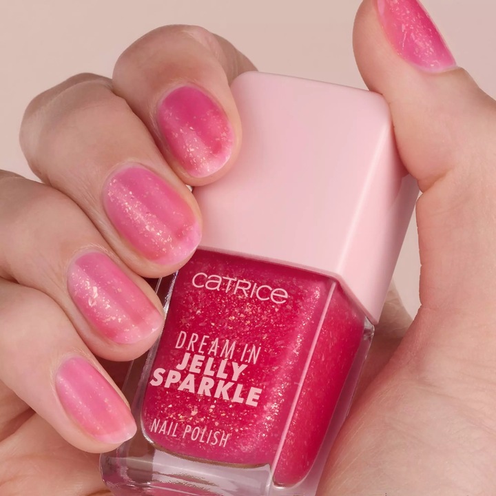 Actual product image Catrice Dream In Jelly Sparkle Nail Polish 030 Sweet Jellousy (030 Sweet Jellousy, Colour paint)
