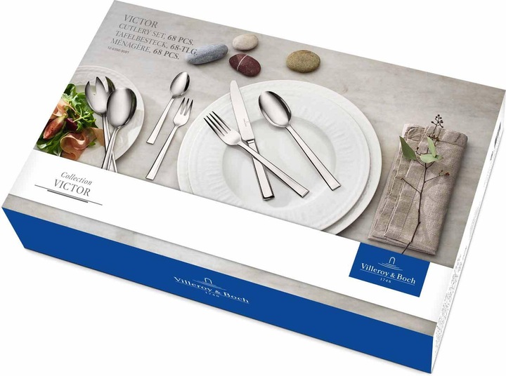 Produktbild Villeroy & Boch Tafelbesteck 68tlg. Victor (68 Stück, Besteck Set)