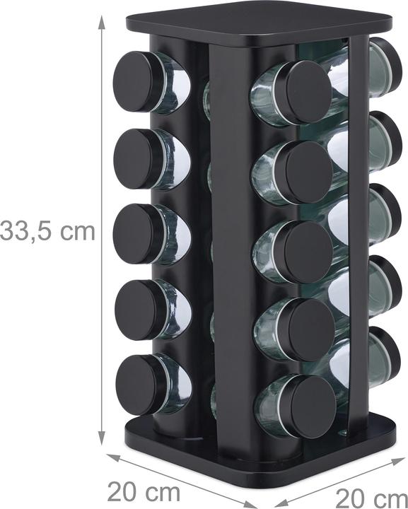 Produktbild Relaxdays 21tlg. Gewürzkarussell